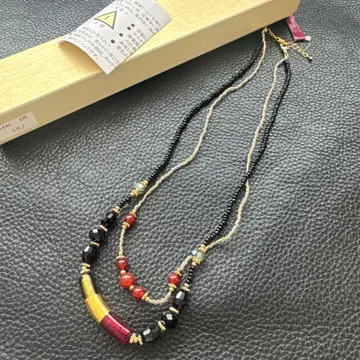 [최종 가격 인하 & 새상품] murano glass 2연 목걸이