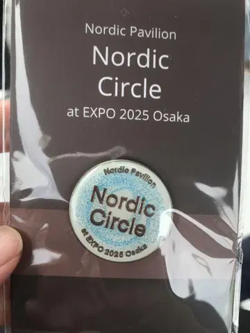 오사카 엑스포 2025 북유럽관 노르딕 파빌리온 공식 핀 배지 핀 배지