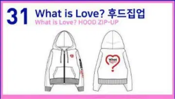 TWICE 공식 what is love? 후드티 XL