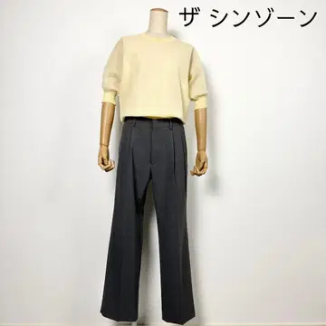 더 신존 크라이슬러 팬츠 그레이 스트레이트 34 SHINZONE