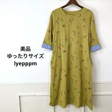 새상품급 루즈한 사이즈 lyepppm 내추럴 원피스