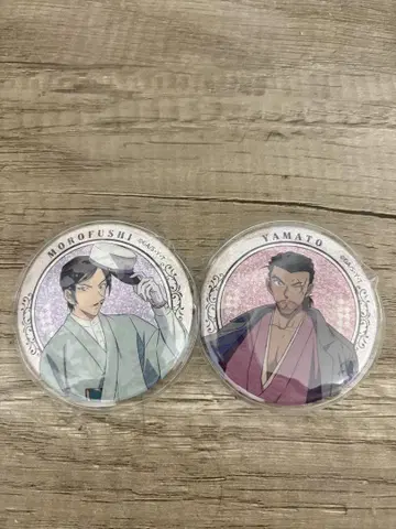 명탐정 코난 거리 산책 야마토 간스케 모로후쿠 타카미 캔뱃지 글리터 레어