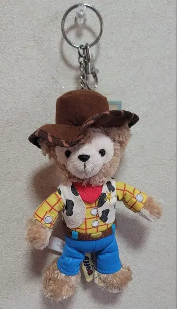 더피 봉제 인형 키체인 우디