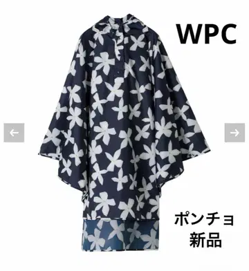 재고 라스트! 레인 판초 Wby Wpc. 마그놀리아 네이비 새상품
