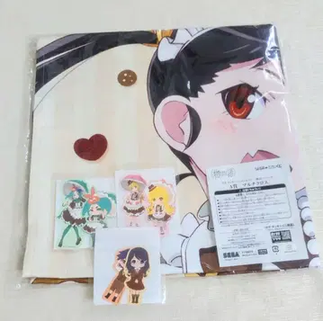모노가타리 시리즈 세가 럭키 쿠지 A상 야쿠지 마요이 외 스티커