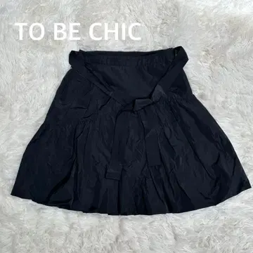 TO BE CHIC 투 비 시크 폴리에스테르 100% 플레어 스커트