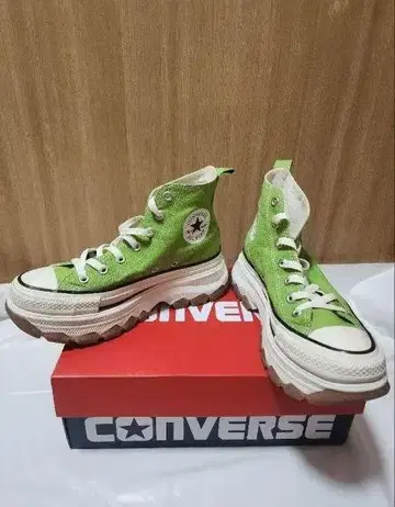 CONVERSE ALL STAR 통굽 하이컷 스니커즈 24.5cm