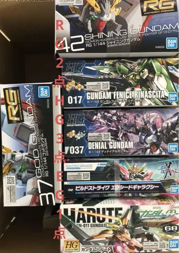 RG 갓 샤이닝 hg F 리나시타 디나이알 할루트 EG 1개