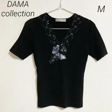 0370 DAMA collection 다마 반팔 스팽글 상의