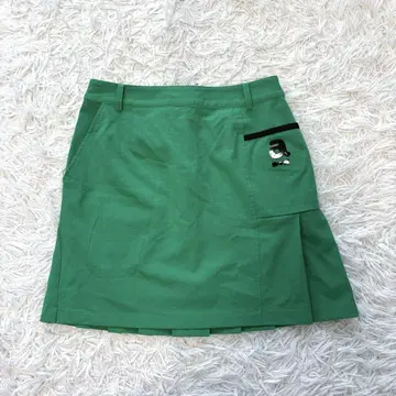 최신작 아르치비오 스커트 플리츠 그린 숏 골프웨어