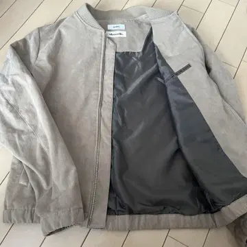SHIPS Ultrasuede 노카라 자켓 베이지 남성용