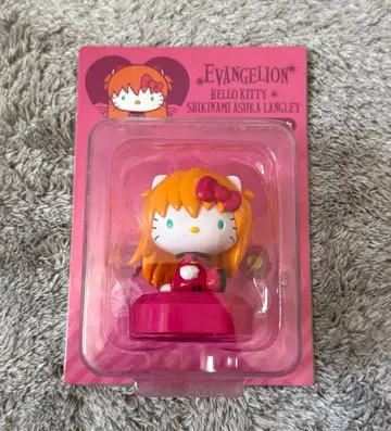 헬로키티 에반게리온 콜라보 미니 피규어 아스카