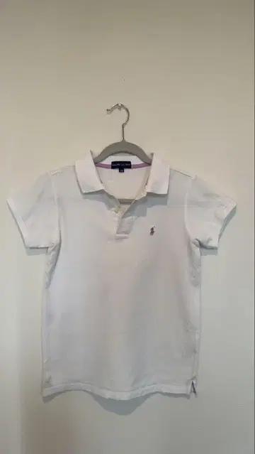Ralph Lauren 화이트 폴로 셔츠 160
