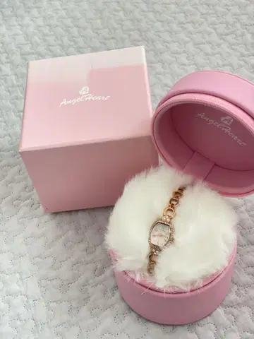 Angel Heart 여성용 쿼츠 시계 골드 케이스 포함