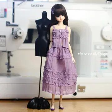 msdr-25-4882 보라색 상의와 플리츠 스커트 (모모코 제니용)