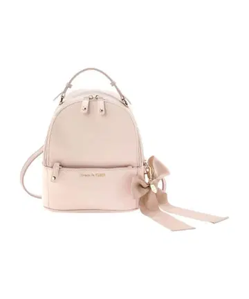 Maison de FLEUR 핑크 베이지 백팩