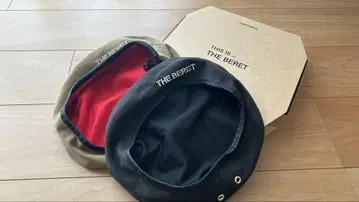vibeca THE BERET 블랙 카키 2색 세트 박스 포함