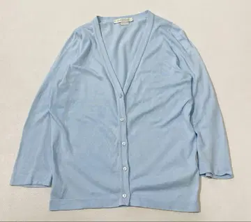 JOHN SMEDLEY 잉글랜드제 코튼 V넥 가디건