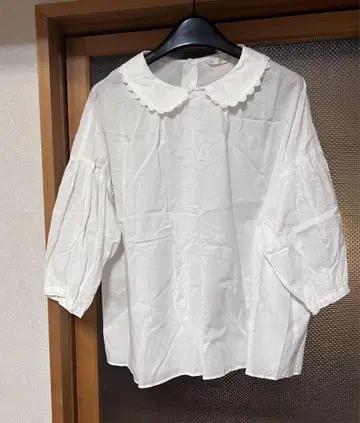 didizizi 테이프 옷깃 블라우스