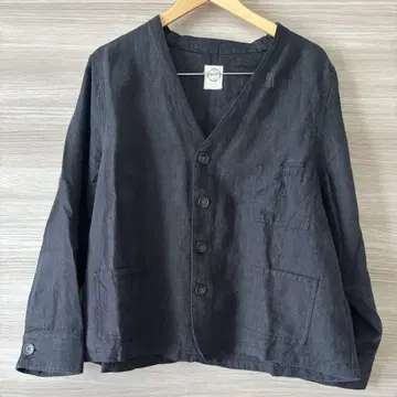 에코로코 린넨 노카라 자켓