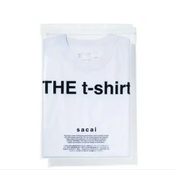 Sacai 팩 티셔츠 사이즈 3 아오야마점 한정판