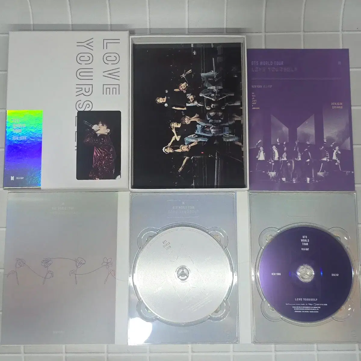 BTS Bts Love Yourself New York Blu-ray full set including Suga