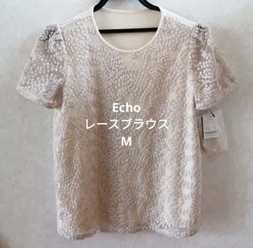 Echo 레이스 반팔 상의 Msize 미사용품