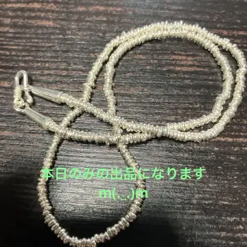 카렌 실버 목걸이 조약돌
