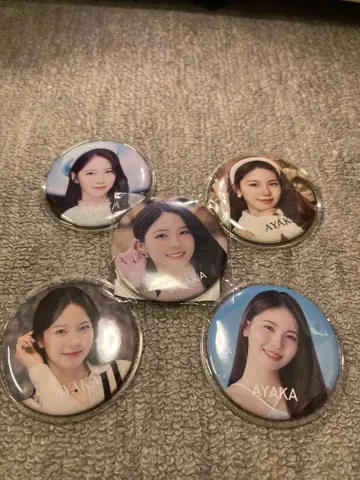 AYAKA 캔뱃지 5개 세트