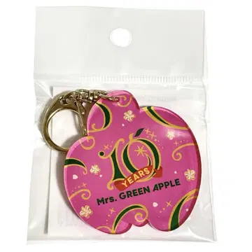 Mrs. GREEN APPLE 미세스 10주년 아크릴 키링 핑크