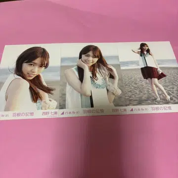 노기자카46 니시노 나나세 브로마이드 깃털의 기억 컴프