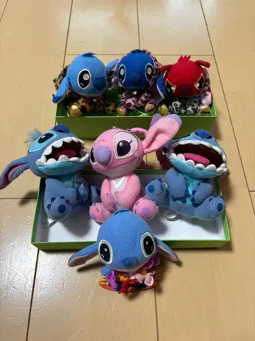 스티치 봉제 인형 세트