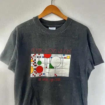 90s FRANK LLOYD WRIGHT 티셔츠 1999년 제작 아트