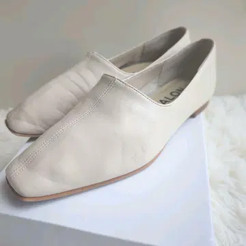 LE TALON 르 탈론 가죽 소프트 하이 범프 플랫 슈즈 23.5cm