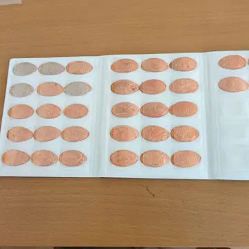 도쿄 디즈니랜드 수베니어 메달 파일 컬렉션