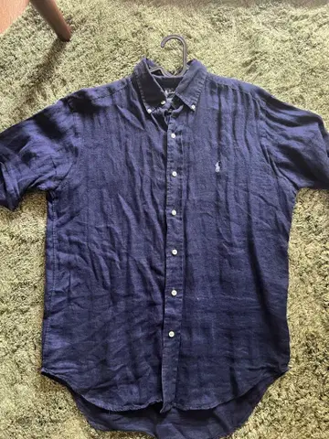 Ralph Lauren Blake M 네이비 반팔 셔츠