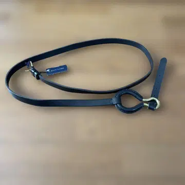 랄프 로렌 블랙 가죽 벨트 S