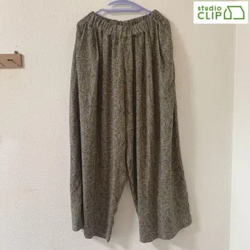 모듬 프린트 플레어 팬츠 studioCLIP