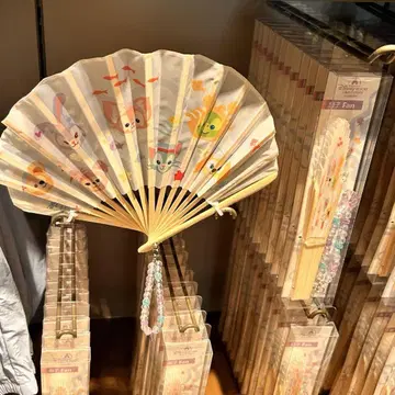 상하이 디즈니 더피 & 프렌즈 여름 부채 부채 부채 부채
