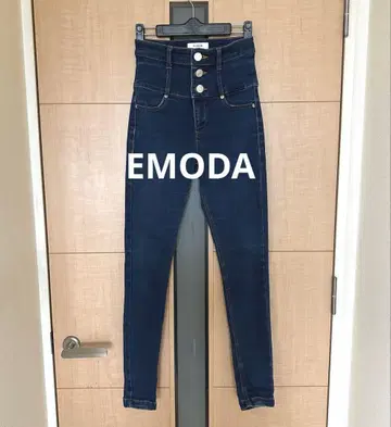 EMODA 에모다 ELDER 하이 웨스트 스키니 데님 팬츠