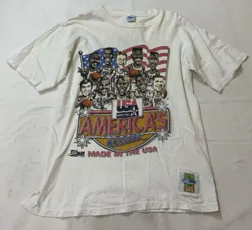 S/S 90s SALEM 미국 농구 초대 드림 티셔츠 L
