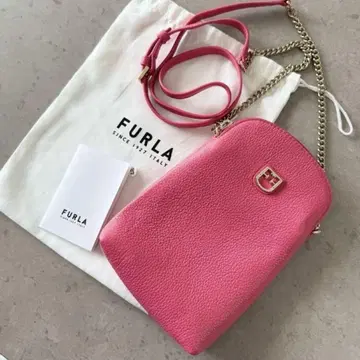 미사용 새상품! FURLA 훌라 숄더백 핑크 스마트폰 숄더백