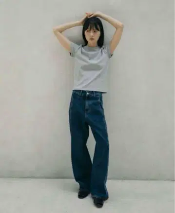 M long Ohotoro 데님 CurveTuckedJeans 완판템