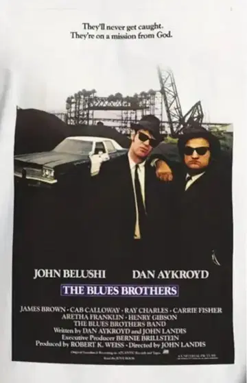 블루스 브라더스 The Blues Brothers 영화 티셔츠 R&B
