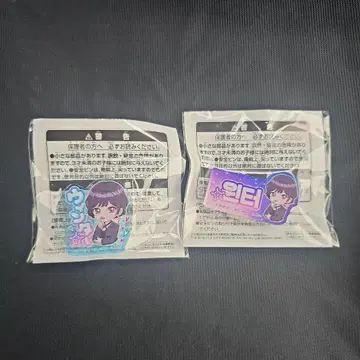 aespa 에스파 namco 한정 이름 아크릴 배지 윈터 2종 세트