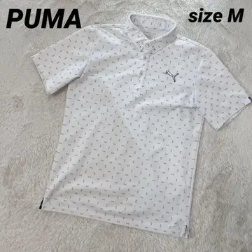 푸마 PGA TOUR 올 패턴 골프웨어 반팔 피케 셔츠 M