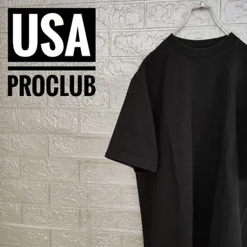 USA제 프로 클럽 PROCLUB 빈티지 구제 의류 티셔츠 블랙 M 무지