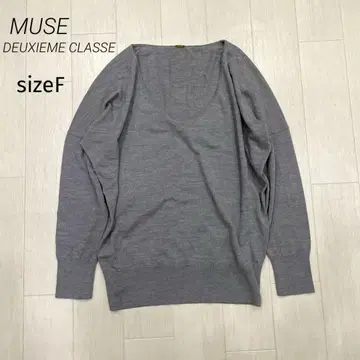 MUSE 두지엠 클라세 얇은 소재 울 100% 니트 풀오버