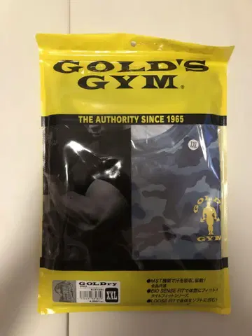 미개봉 새상품 GOLD'S GYM 골드짐 골즈 드라이 블루 카모