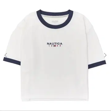 NAUTICA 반팔 티셔츠 화이트
